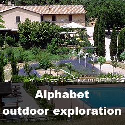 Летняя школа в Италии Alphabet outdoor exploration summer school in Italy